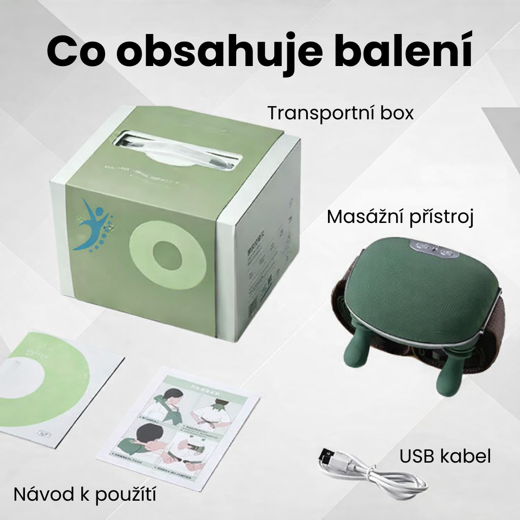 Masážní přístroj na krk a záda