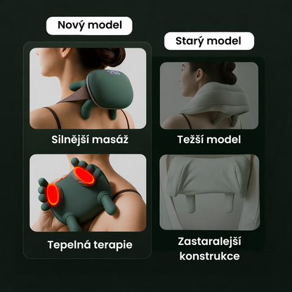 Masážní přístroj na krk a záda